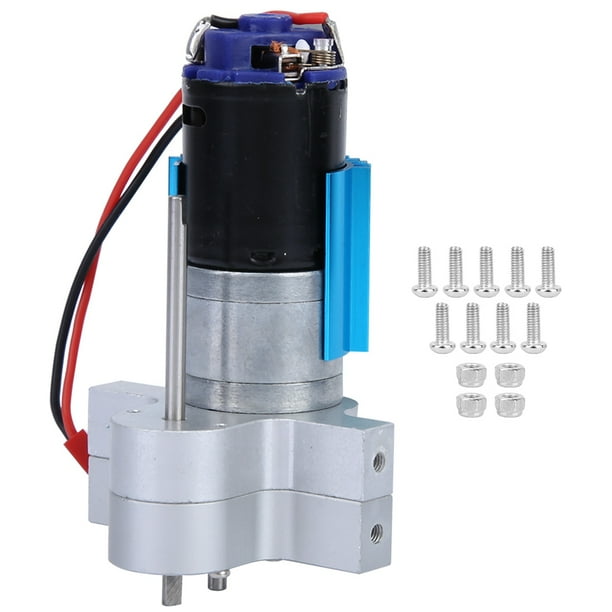 Mgaxyff Speed Change Gear Box Metal Gearbox With 370 Brush Motor RC Car