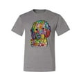 thumbnail image 3 of Dean Russo Sweet Poodle Dog Lover Men's Graphic T-Shirt, Heather Grey, 4X-Large, 3 of 6