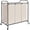 Beige, variant on Laundry Sorter 4 Section, 47.8 Gal (181 L) Laundry Hamper with Wheels, Clothes Divider Basket Sorter, Clothes Separator Hamper Cart with Wheels and Removable Bags, Black
