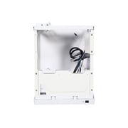 SilverStone SG13WB-Q أسود/أبيض البلاستيك اللوحة الأمامية مع الانتهاء من الألومنيوم فو، الجسم الصلب ميني-ITX حالة الكمبيوتر متوافق مع معيار ATX12V/EPS12V التيار الكهربائي التيار الكهربائي
