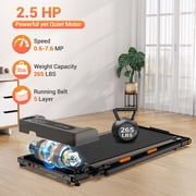 Walking Pad,Under Desk Treadmill for Home/Office, COFUNOK 2 in 1 Folding Treadmill 2.5HP with Remote,0.6-7.6mph