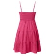 thumbnail image 5 of Mini vestido sin mangas con volantes en el bajo para mujer - Vestido corto sexy para el verano - Conjunto informal para fiesta - Tallas S-XXL, 5 of 5
