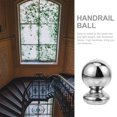 thumbnail image 4 of FENGGUIQU Staircase Handrail Ball Silver Stainless Steel 1Set 4.53X3X3In, 4 of 6