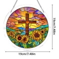 thumbnail image 3 of Rompecabezas acrílico para ventanas | Decoración con temática de vidrieras | Manualidades para el hogar | Adorno colgante para sala de estar, dormitorio o porche, 3 of 9