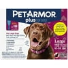 PetArmor Plus Flea and Tick Prevention for Dogs, Dog Flea and Tick Treatment, Waterproof Topical, Fast Acting, Large Dogs (45-88 lbs), 3 Doses