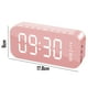 thumbnail image 2 of Despertador para dormitorio/oficina, reloj digital con altavoz Bluetooth, despertador para personas que duermen mucho, 2 of 5