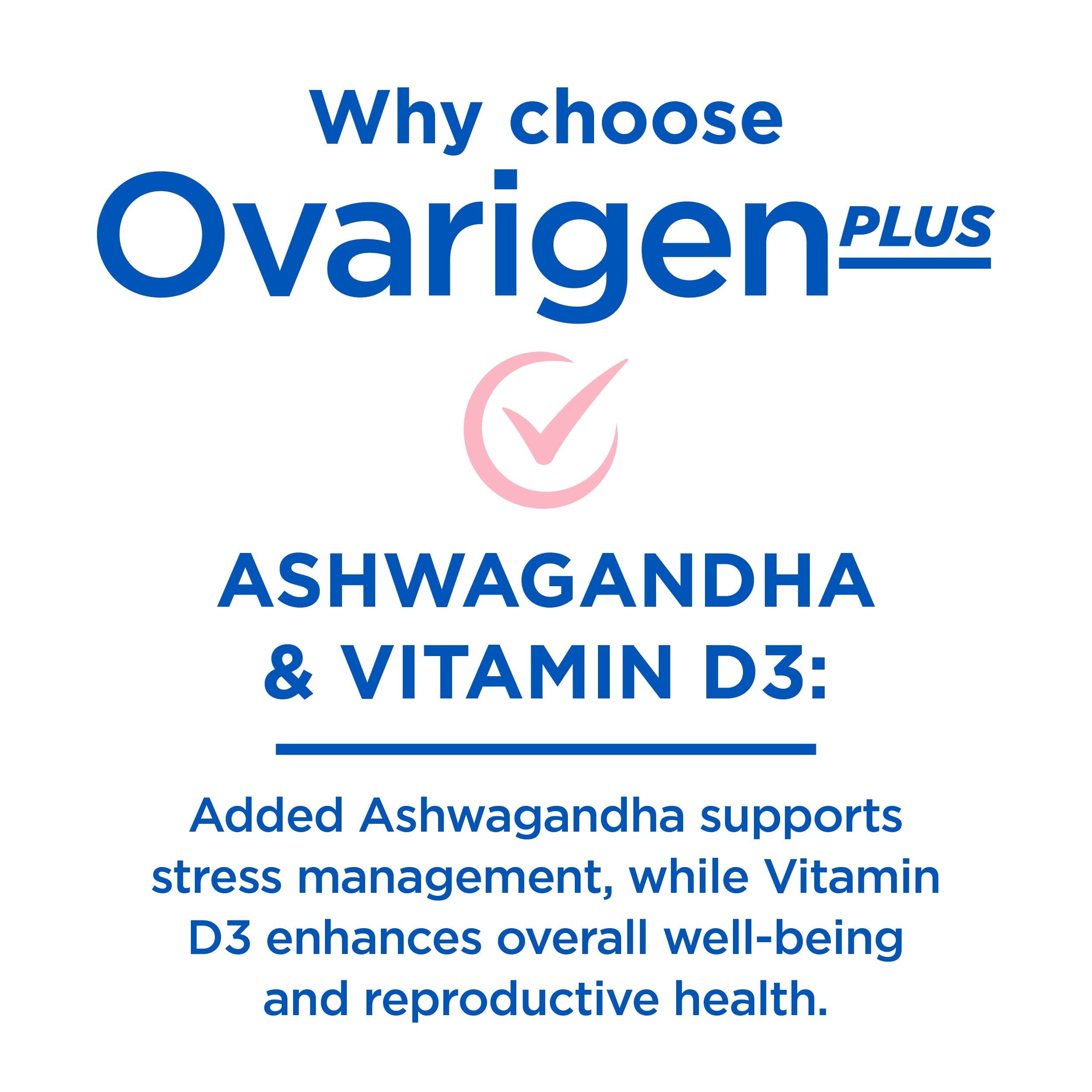 Ovarigen Plus, Myo & D-Chiro Inositol Blend Sachets, 40:1 Ratio with Folic Acid, Ashwagandha & Vitamin D3, May Help Manage PCOS Symptoms*, Support Hormone Balance, Only 1 Sachet Daily, 60 Day Supply