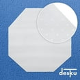 thumbnail image 6 of DESKU - Octagon Gaming Chair Mat, Computer and Office Chair Mat for Carpet, Clear, 46 Inches x 49 Inches, 6 of 9