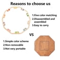 thumbnail image 7 of Upgraded Version 10 Player Interlocking Pegs and Jokers Board Game, Wood, Multiplayer Portable Marbles and Jokers Game with Cards for Adults, Travel, Family, Party Game, 7 of 7