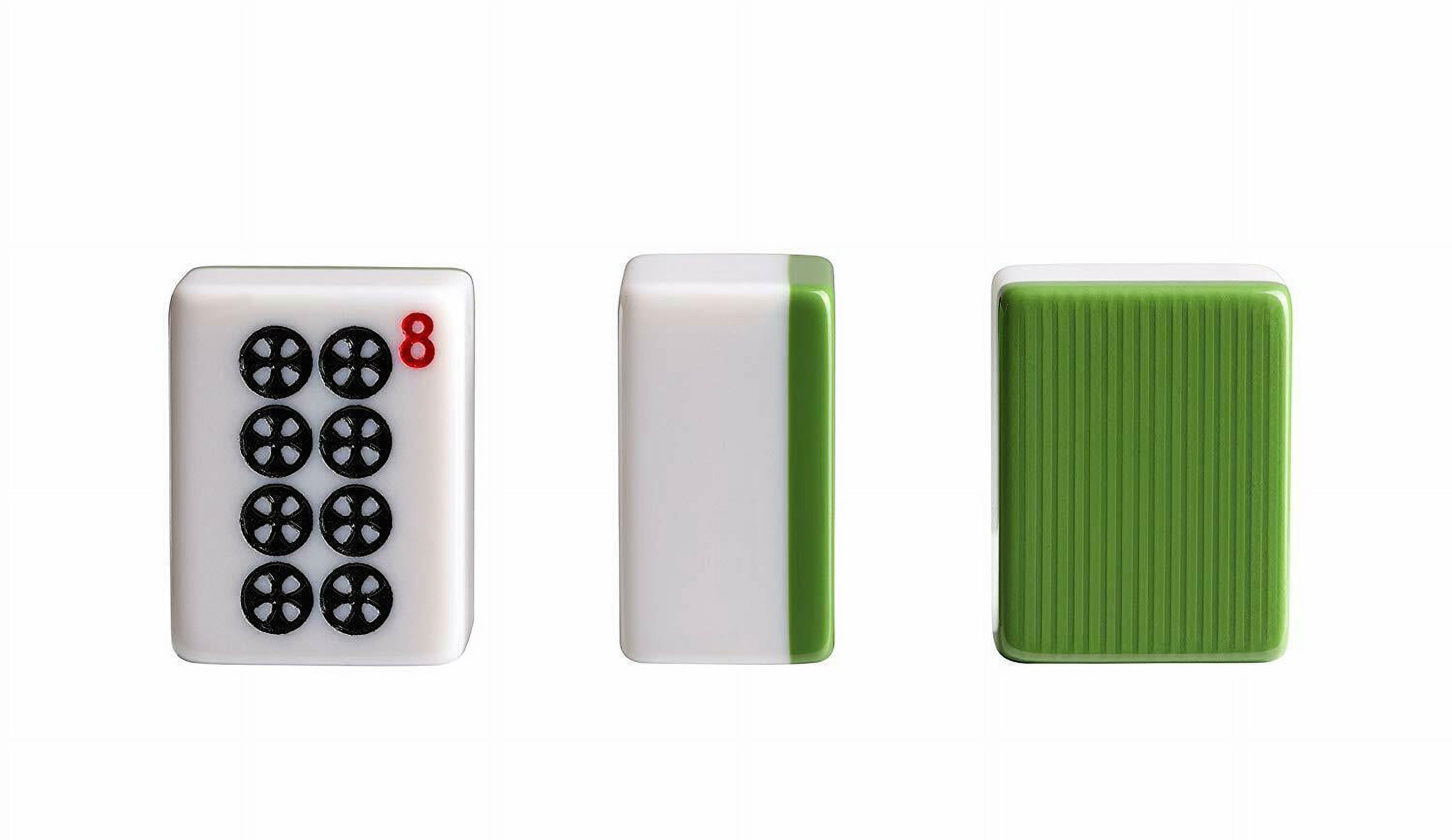 M36PH-1 Chinese Numbered X-Large Green Tiles Mahjong set / Board Game