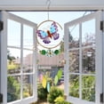 thumbnail image 4 of Campanas coloridas, campanas de diseño de jardín elegante, colgantes de melodía rejantes para decoración del hogar Mariposa Soledad Carillón de viento, 4 of 7
