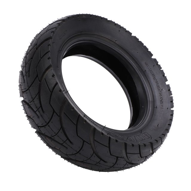 Electric Scooter Tire, Rubber Material Vacuum Tire Shock Absorption Stable Riding 80/65-6 for Front and Rear Wheels