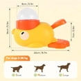 thumbnail image 7 of Duck Cat Treat Dispenser, Duck Dog Treat Dispenser for Indoor Pets, Ducks Dog Feeder with Button, Ducks Treat Dispensers, Interactive Treat Dispensing for Medium and Small Cats,Dogs (Yellow*1pcs), 7 of 7
