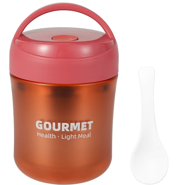 500ML Food Flask Insulated Stainless Steel Food Container with Spoon Leak Proof Free Food Container For Breakfast Lunch Work Kids