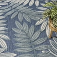 thumbnail image 4 of Nourison Aloha 3'6" x 5'6" Blue Modern Rug, 4 of 10