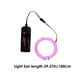 thumbnail image 3 of Tira de Luces Led Luminosas de 39 Pulgadas | 3 Modos de Iluminación (Azul, Rosa y Verde) | Cuerda Luminosa Flexible E Impermeable para Fiestas, Bailes, Disfraces y Decoración., 3 of 6