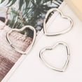 thumbnail image 1 of 10 Llaveros De Metal, Conectores De Llavero En Forma De Corazón Y Estrella, Ganchos De Llavero De Metal Para Fabricación De Joyas Y Decoración De Bolsos, 1 of 7
