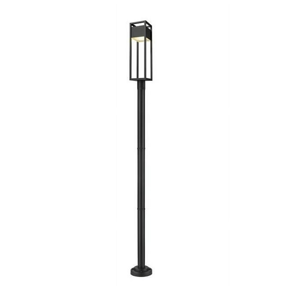 Z Lite 585PHBR-567P-BK-LED 101 in. Barwick LED Black Outdoor Post Mounted Fixture