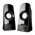 thumbnail image 2 of Cyber Acoustics 2.0 Powered Speaker System, Black, 2 of 9