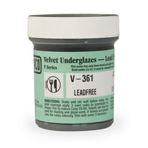 Amaco Velvet Underglaze, 2 oz., Jet Black