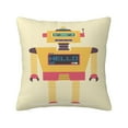 thumbnail image 1 of ZICANCN Decorative Throw Pillow Covers , Flat Cyborg Robot Couch Sofa Decorative Knit Pillow Covers for Living Room Farmhouse 24"x24", 1 of 8