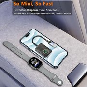 Wireless CarPlay Adapter 2024 Upgraded, Converts Factory Wired CarPlay to Wireless, Plug and Play Car Play Wireless Adapter, Compatible with iPhone Multi-User Seamless Connection(black)