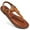 7166 Brown, variant on Ecetana Flip Flops for Women Beach Flats Sandals Comfortable Summer Sandals