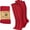 6 Pairs Red, variant on Diamond Star Diabetic Over the Calf, Non-binding Premium Cushion Cotton Knee High Comfortable Socks for Women (Red - 6 Pairs, Shoe Size 9-11)
