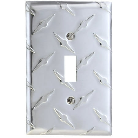 Elumina Garage Diamond Cut Design Wallplate, (Best Way To Cut Aluminum Diamond Plate)