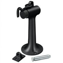 Deltana DSF630U19 Floor Mount; 6" Bumper with Hook & Eye; Heavy Duty; Black Finish