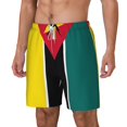 thumbnail image 5 of Mens Flag Of Mozambique Swimming Trunks with Compression Liner Beach Quick Dry Swim Shorts, 5 of 6