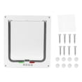thumbnail image 3 of Detachable Pet Door, Plastic Wall-mounted Easy To Install Pet Door Durable Multiple Lock Modes  For Dogs For Kittens For Cats For Doggies, 3 of 8
