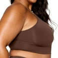 thumbnail image 5 of YITTY Nearly Naked Shaping Plunge Bra, Brown, 5X, 5 of 7