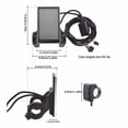 thumbnail image 3 of Electric Bike M5 LCD Display Panel Screen Speed Meter 24V 36V 48V 60V, 3 of 8