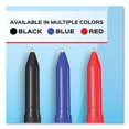 thumbnail image 3 of BIC Write Bros. Ballpoint Pen, Stick, Bold 1.2 mm, Black Ink, Black Barrel, Dozen | Bundle of 2 Dozen, 3 of 5