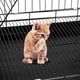 thumbnail image 4 of Jaula Metálica Rodante para Gatos VANLIG Habitat Grande 3 Niveles Color Negro, 4 of 4