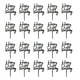 thumbnail image 1 of Las nuevas decoraciones para pasteles de 20 piezas, 1 of 3