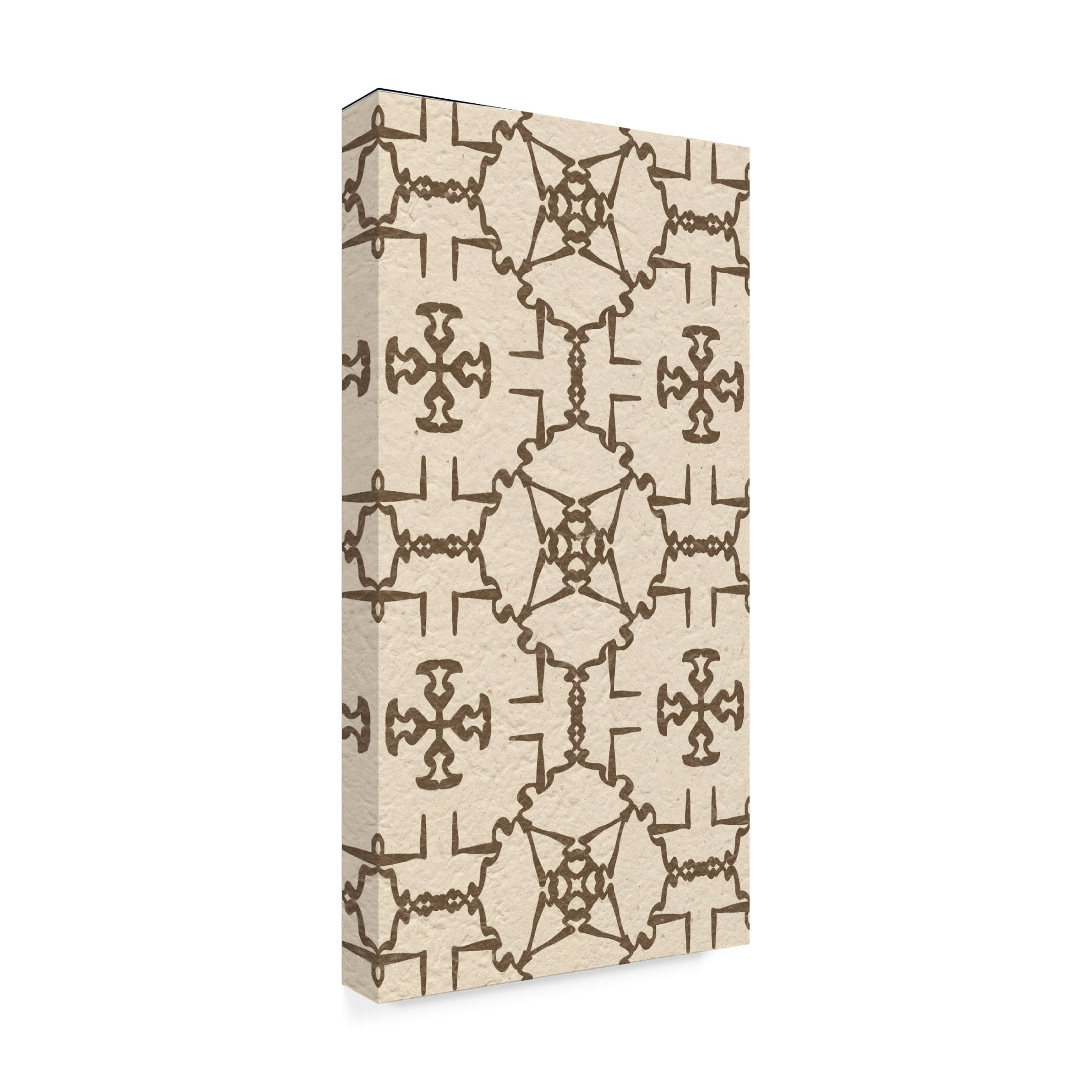 Trademark Fine Art Alonzo Saunders  Motif on Cream VIII Canvas Wall Art