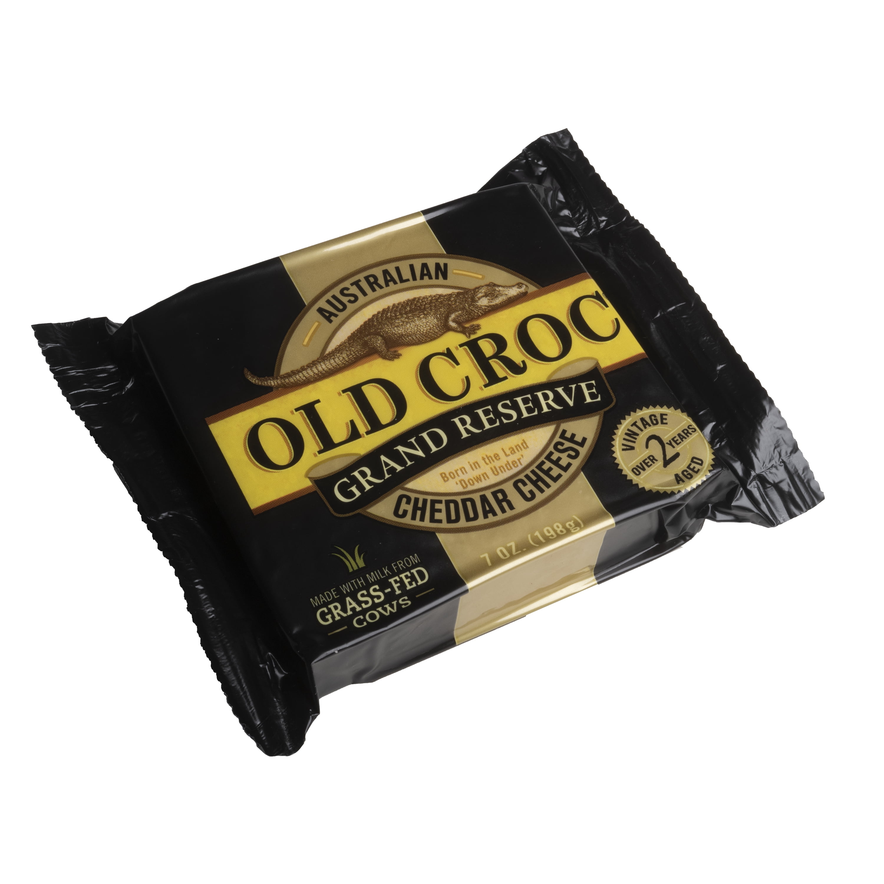 Old Croc Grand Reserve Cheddar Cheese, Plastic Wrapper, Refrigerated