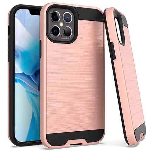 Iphone 12 Pro Max 6 7 Brushed Case Rose Gold Walmart Com Walmart Com
