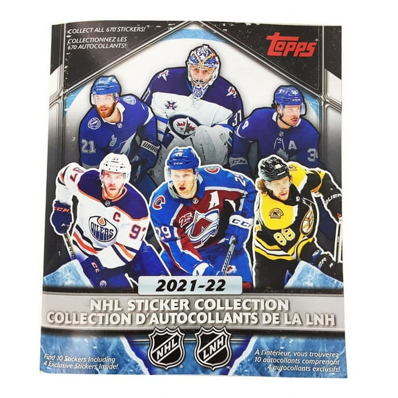 NHL 2021-22 Topps Sticker Collection Album