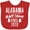 Red, variant on Inktastic Alabama Awesome Since 1819 Boys or Girls Baby Bib