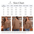 thumbnail image 6 of SHEWIN Womens Blouse Plus Size Tops Lace V Neck Long Sleeve T Shirts Dressy Eyelet Embroidered Tunics Top Spring Fall Blouses Camel 3X, 6 of 8