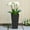 Black, variant on MAYEERTY 36x9in Iron Gray Rectangular Flower Pot for Patio