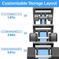 thumbnail image 2 of 3 Tier Adjustable Dumbbell Rack - Heavy-Duty 450LB Capacity Weight Storage Stand for Dumbbells, Space-Saving Weight Rack Home Gym Organizer (Rack Only), 2 of 7