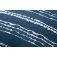 thumbnail image 3 of Loloi PF0007 Indigo / Ivory 20 x 20 x 12 Pouf, 3 of 3