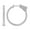 10K White Gold, variant on Fine Jewelry Sterling Silver Round Shaped Lab Grown Diamond Hoop-Round Round Hoop Earrings (3/4 cttw, D-F Color, VS1 Clarity)
