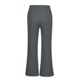 thumbnail image 4 of High Waisted Sweatpants for Girls Back To School Casual Flare Trousers with Pockets Clothes for Girls Size 4-12, 4 of 7