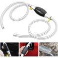 thumbnail image 1 of Siphon Hand Pump Syphon Pump Fuel Transfer Pump Fuel Line Assembly Gasoline Oil Water Fuel Diesel Transfer Siphon Pump Siphon Hose with 2M Durable PVC, 1 of 5