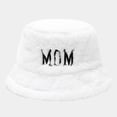 thumbnail image 4 of IDALL Bucket Hat Scarf Set for Women, Faux Fur Winter Hats for Women, Thick Neck Warmer Scarf for Women White One Size, 4 of 4